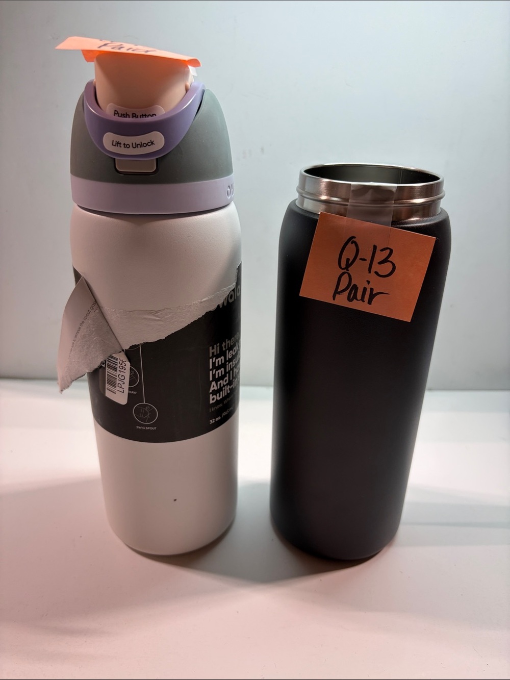NEW Owala 32 oz FreeSip Water Bottle with Straw - Set of 2